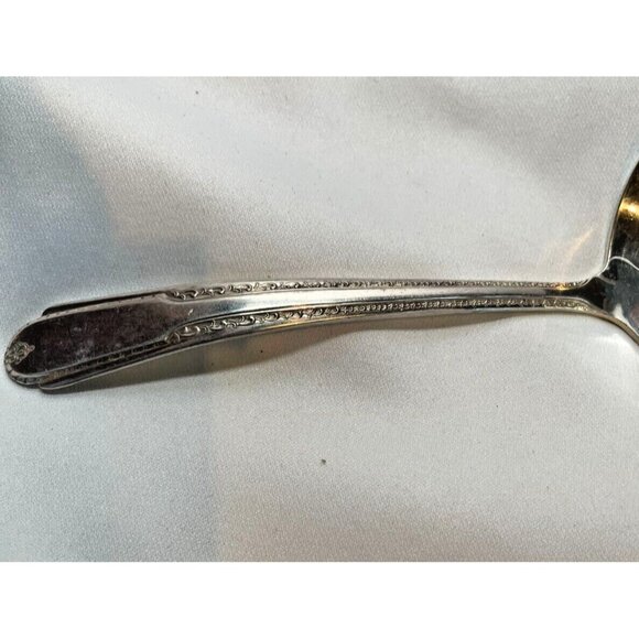 Vintage CVR1 by Cavalier Silverplate Gravy Ladle Spoon 6 1/4 Inch Long - Picture 8 of 8